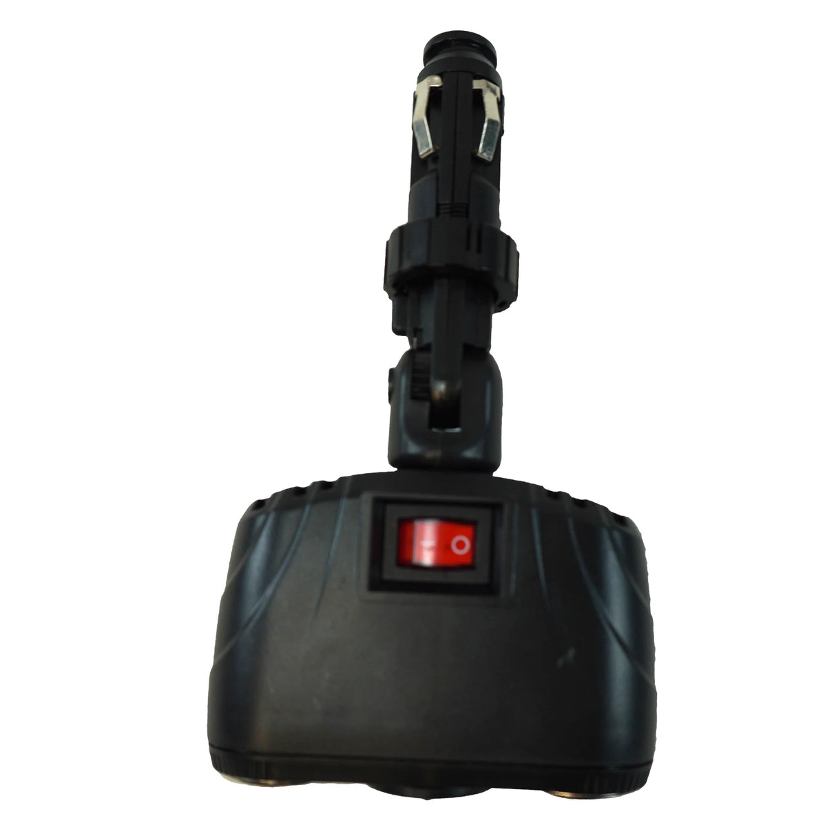 Dual Car Cigarette Lighter Adapter with 2 USB Ports and Switch