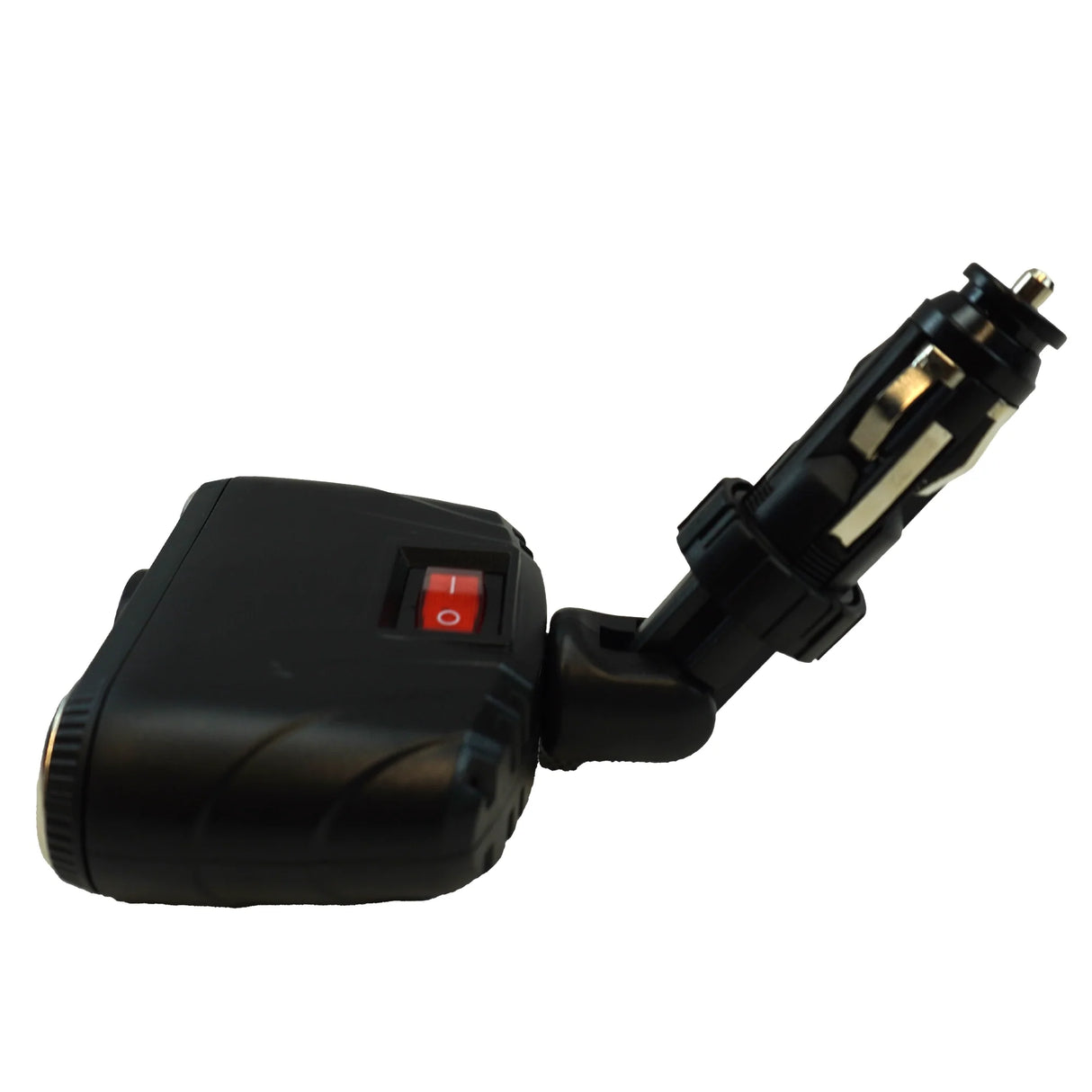 Dual Car Cigarette Lighter Adapter with 2 USB Ports and Switch