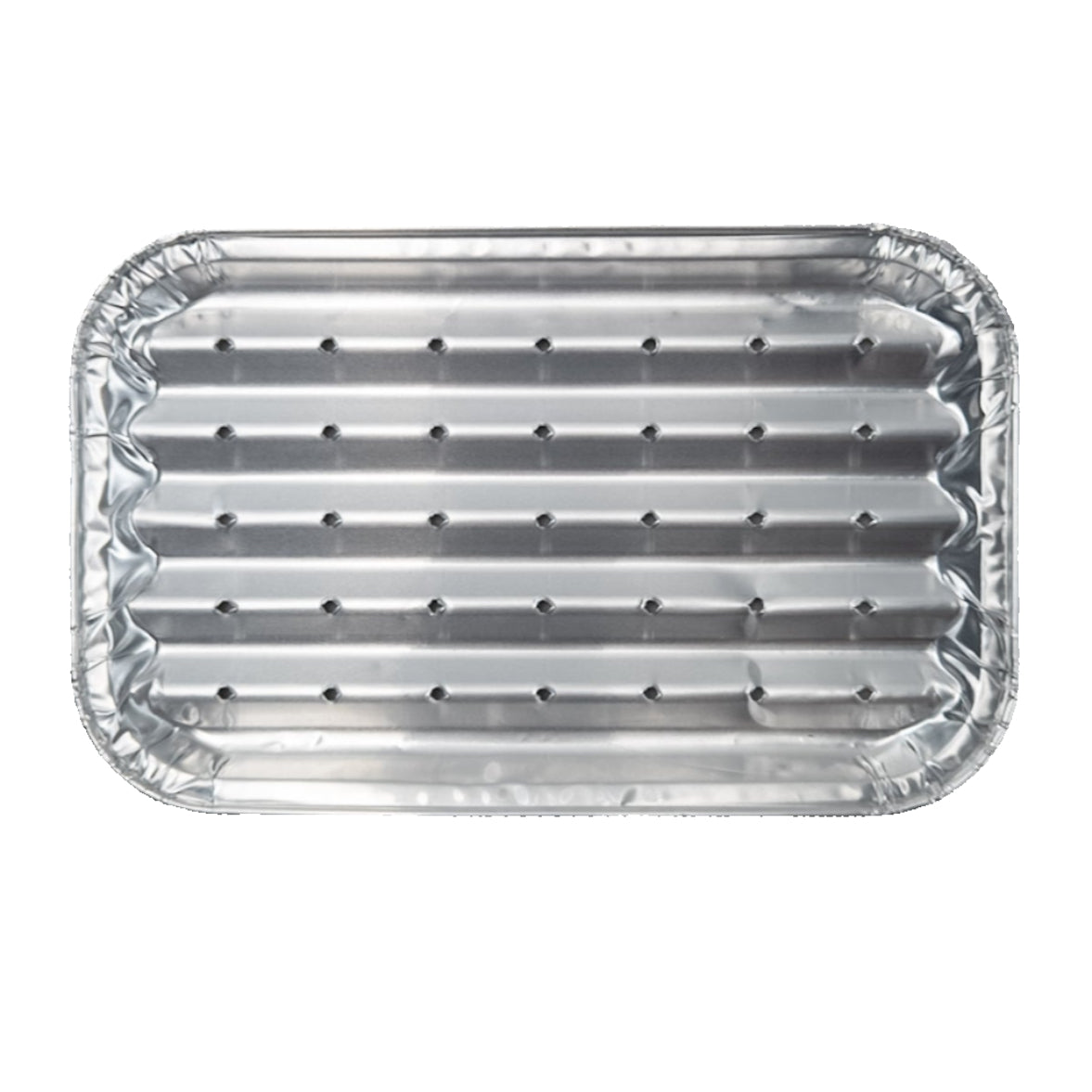 Aluminum Grill Tray Set for BBQ – Flat, Pack of 5