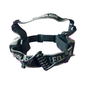 Rechargeable LED Headlamp with Adjustable Focus and Motion Sensor