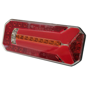 LED Rear Light 6-in-1 | Left-Right, Fog & Reverse, Triangle Reflector, 12/24V