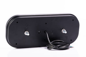 LED Rear Lamp 6-Function with Dynamic Indicator & Triangle Reflector 12-36V