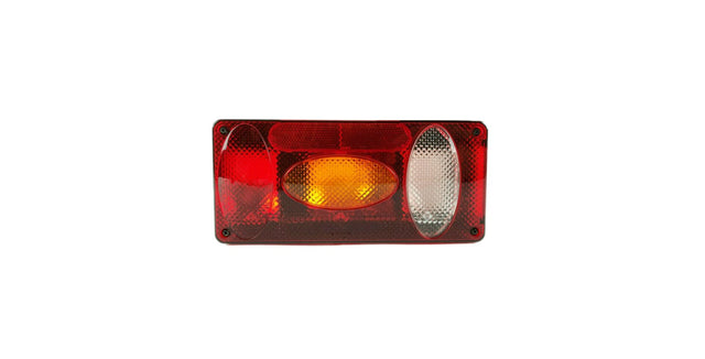 Universal Right Rear Lamp, 5-Function, Oval with Reverse Light & Reflector