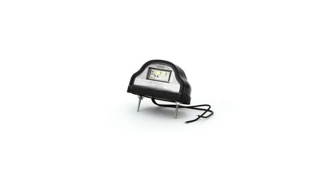 LED Black Humped License Plate Light 12-24V