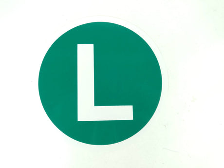 L Sticker /Silent Vehicle/