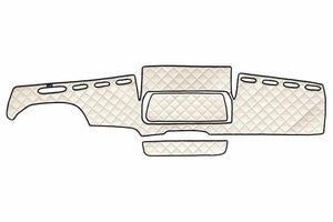 Quilted Faux Leather Dashboard Cover - MAN TGX
