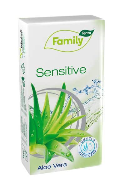 Tento Family Sensitive Aloe Vera Tissues (10-pack)