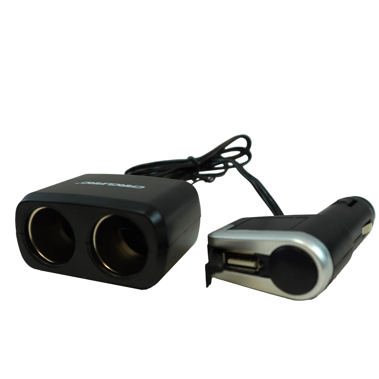 Car Cigarette Lighter Splitter with Dual Outlets and USB Port