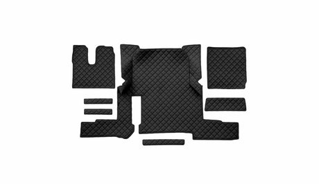 Quilted Faux Leather Floor Mat for MAN TGX Automatic (2018-2020) – Single Drawer