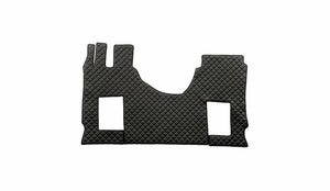 Quilted Faux Leather Floor Mat for Mercedes-Benz Actros MP4 – Fixed Passenger Seat