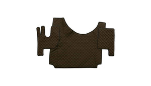 Quilted Faux Leather Floor Mat for Renault T with Engine Tunnel (From 2014)