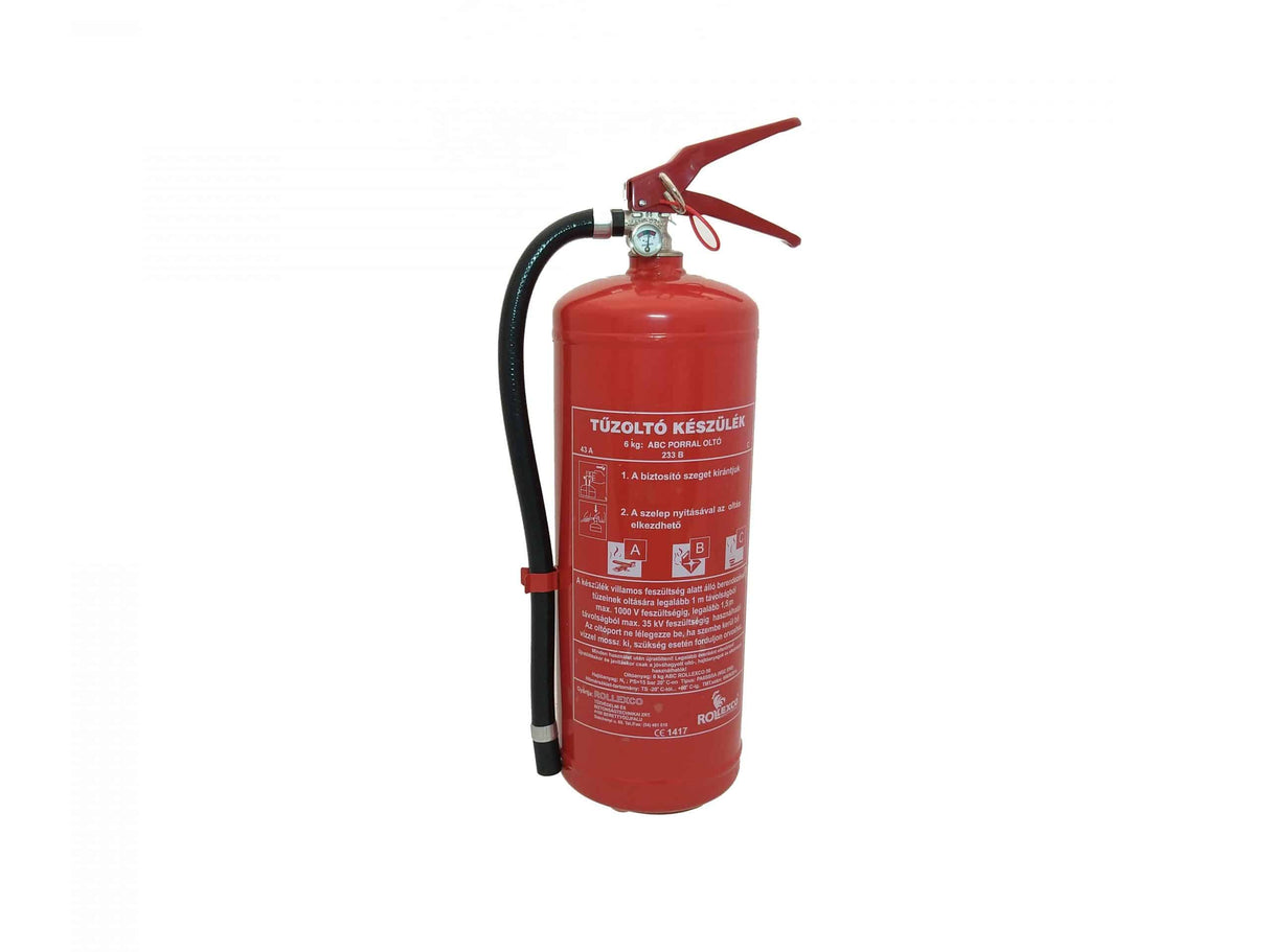Fire Extinguisher 6kg 43A 233B C Powder