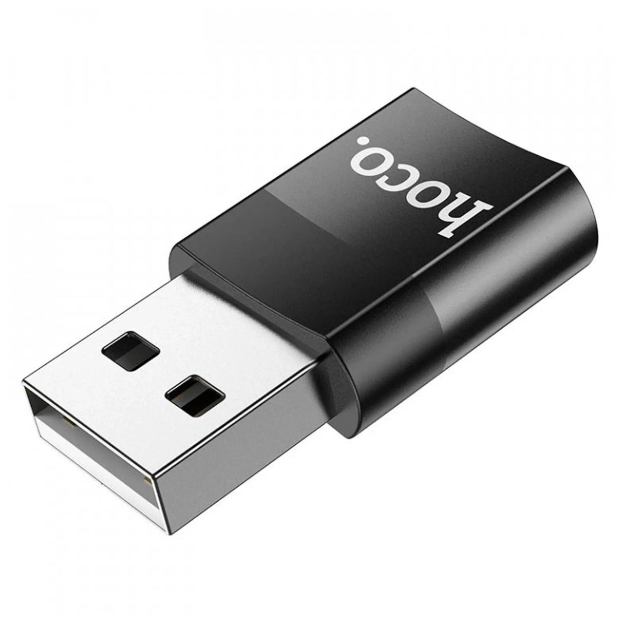 HOCO UA17 USB 2.0 auf USB-C Adapter – Schwarz