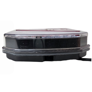 LED Rear Light, 6-Function, Triangle Reflector, 12V-24V