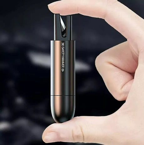 Mini Car Emergency Hammer with Seatbelt Cutter