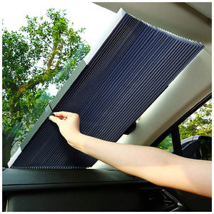 Retractable Car Sunshade for Front Windshield