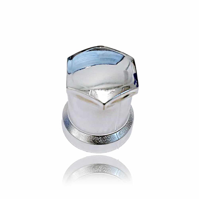 Long Chrome Plastic Lug Nut Cover - Round