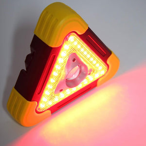 Rechargeable Solar-Powered Emergency Warning Light