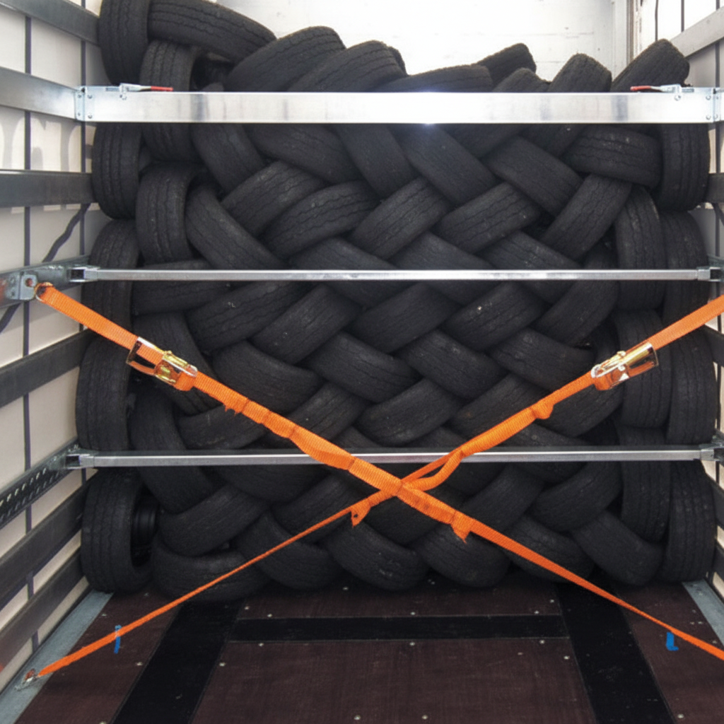 Sidewall Cargo Restraint Bar, Adjustable 1.96–2.91 m