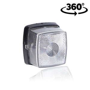 Large White Position Lamp Cube