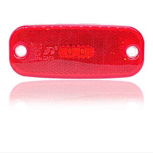 Rounded LED Side Marker Lamp 2LED 12/24V