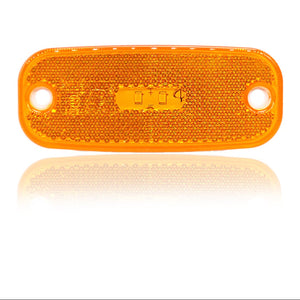 Rounded LED Side Marker Lamp 2LED 12/24V