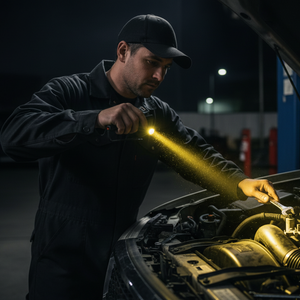 Rechargeable LED Flashlight with Magnetic Mount – 450mAh