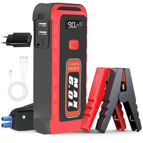 Jump Starter, Charger & Flashlight – 26,000 mAh Power Bank