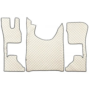 Quilted Faux Leather Floor Mat for DAF XG, XG+, XF NG with Comfort Passenger Seat