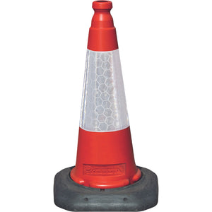 Traffic Cone with Plastic Base, 750mm