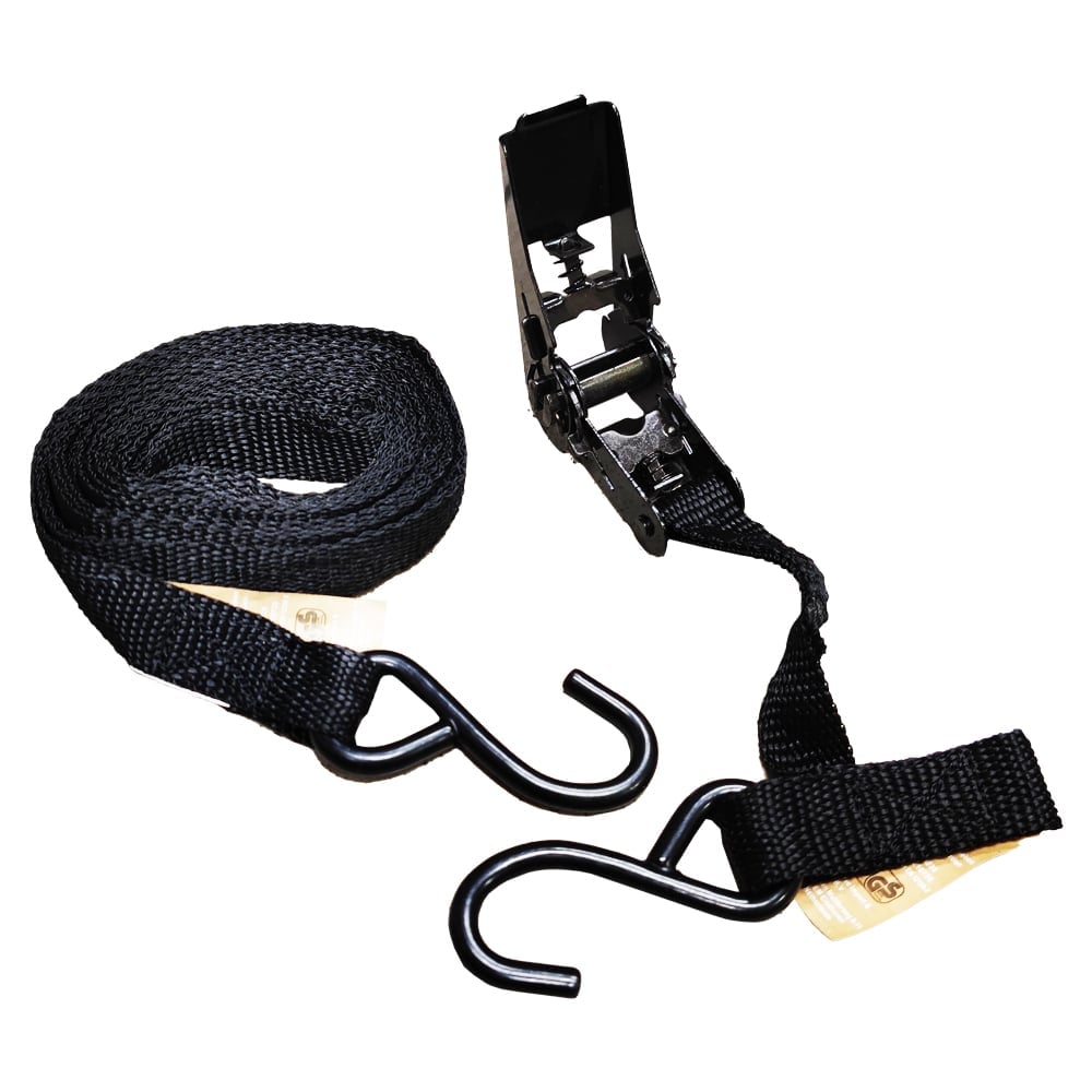 Ratchet Tie Down Strap with Hooks 5m TÜV 125kg